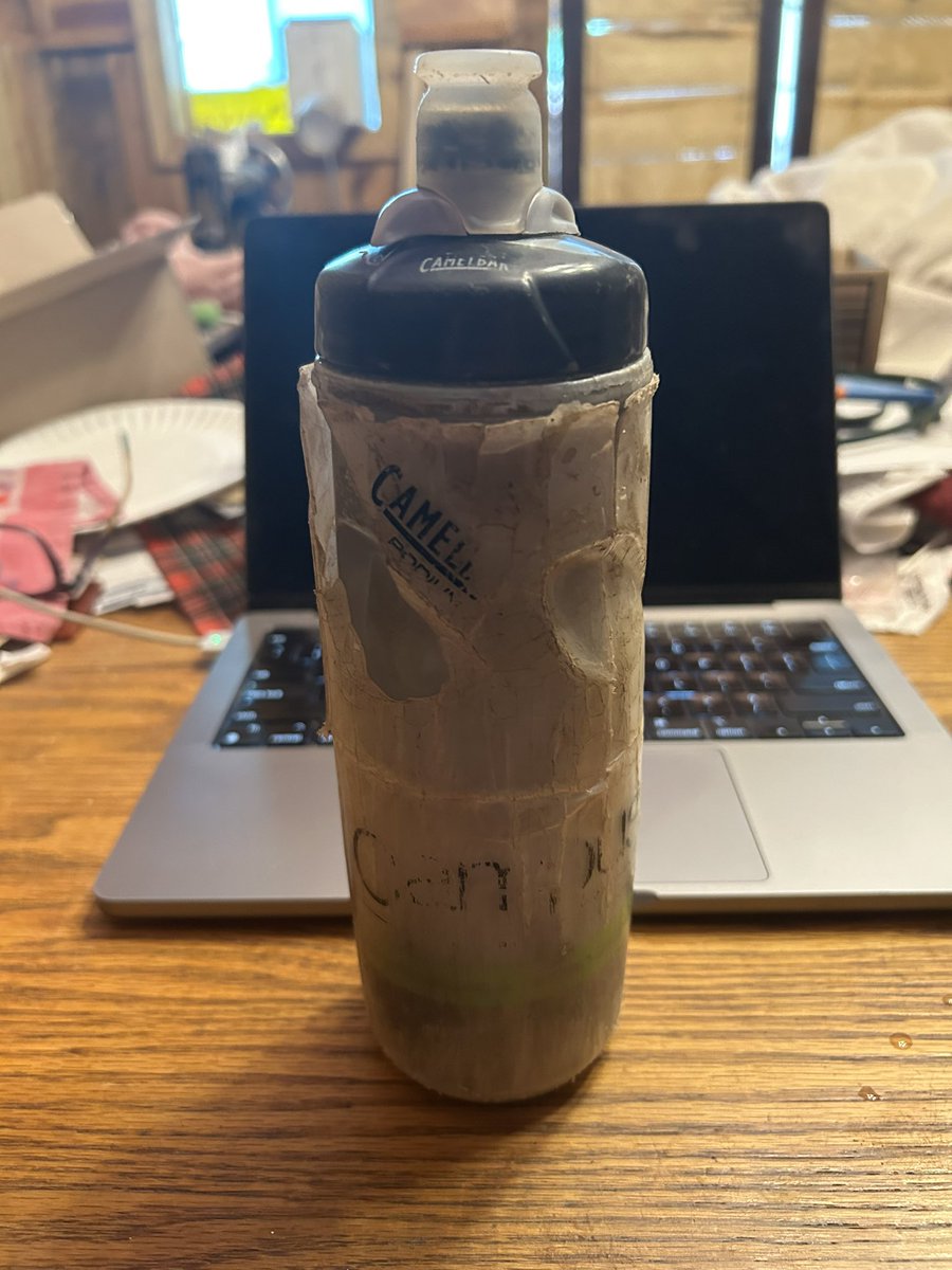 rabcyr_alt's tweet photo. RIP my @CWWBuffalo water bottle. had it about a decade. https://t.co/KU7aEsyFST