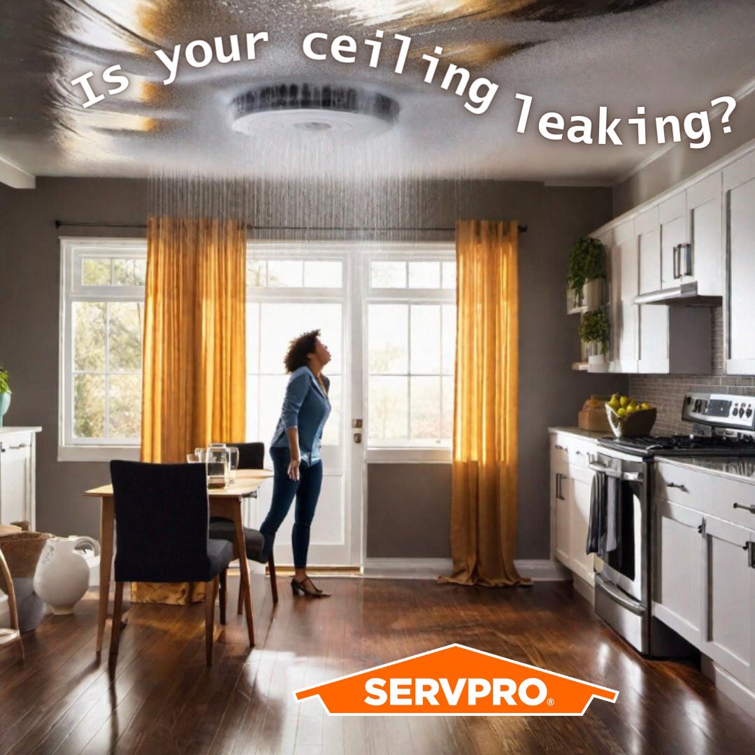 SERVPROFairOaks's tweet photo. Is your ceiling leaking? Don't panic! SERVPRO is here to restore peace and dryness to your home. 💧 #CeilingLeak #WaterRestoration #SERVPRO https://t.co/FoHX4up3e5