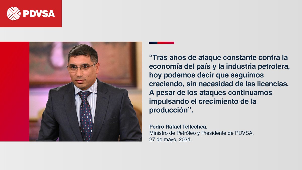 La gestión eficiente y transparente de PDVSA ha garantizado que la industria petrolera, con esfuerzo propio, consolide la producción. 

El renacimiento actual es producto de la estrategia de recuperación diseñada por el presidente <a href="/NicolasMaduro/">Nicolás Maduro</a>.