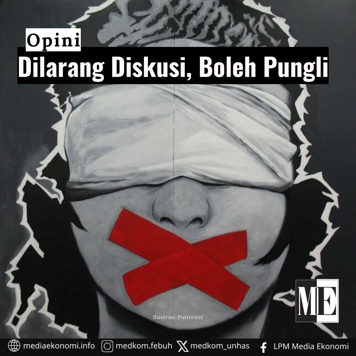 Opini : Dilarang Diskusi, Boleh Pungli

Selengkapnya di medkomunhas.blogspot.com/2024/06/opini-…