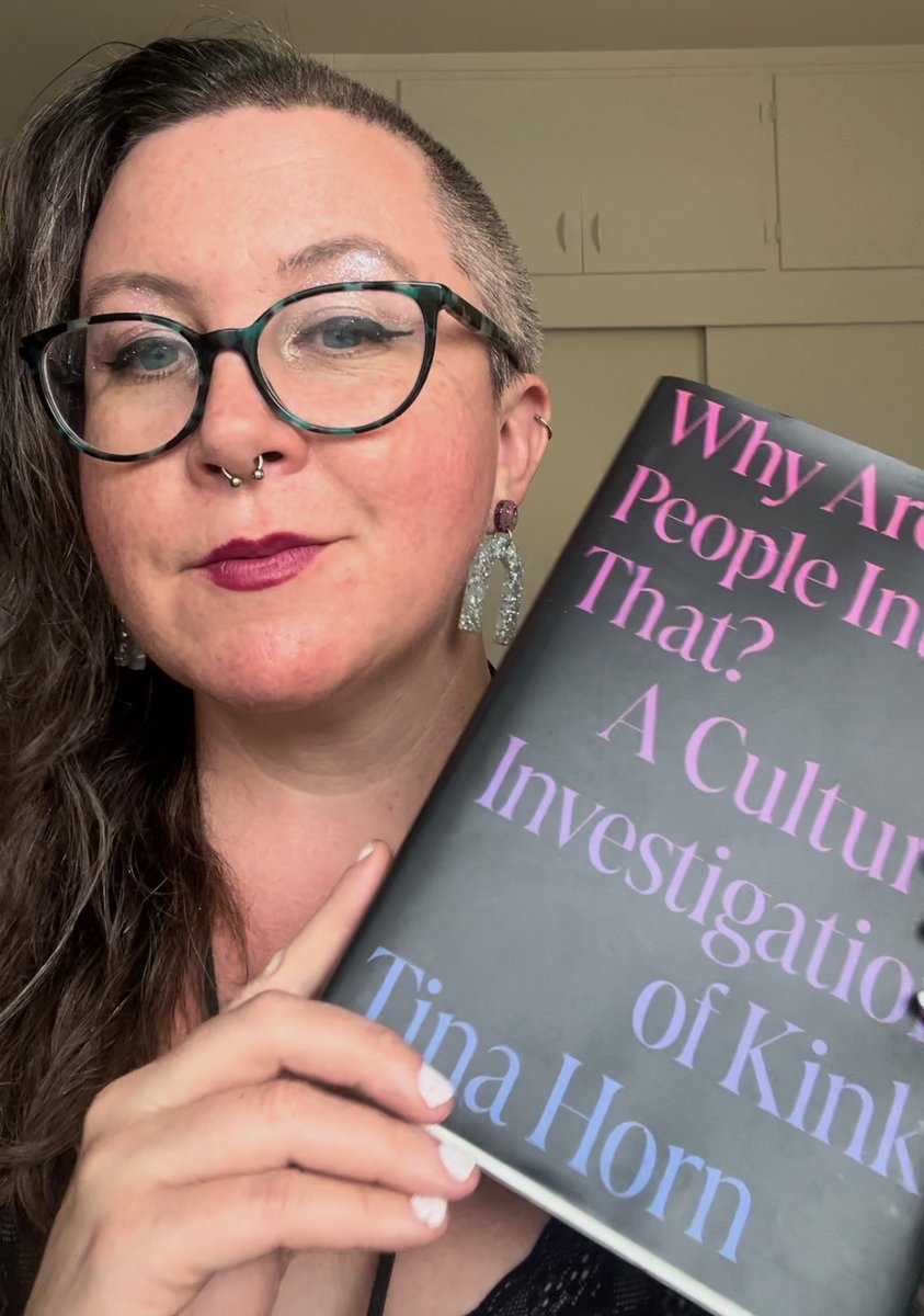 Happy Pub Day to my baby book Why Are People Into That? A Cultural Investigation of Kink! Available now in hardcover, ebook, and audiobook read by moi wherever books are sold! Feet, CNC, Cannibalism, FinDom, Orgies, Bimbos, Sploshing, Spanking and much more! Say it back!