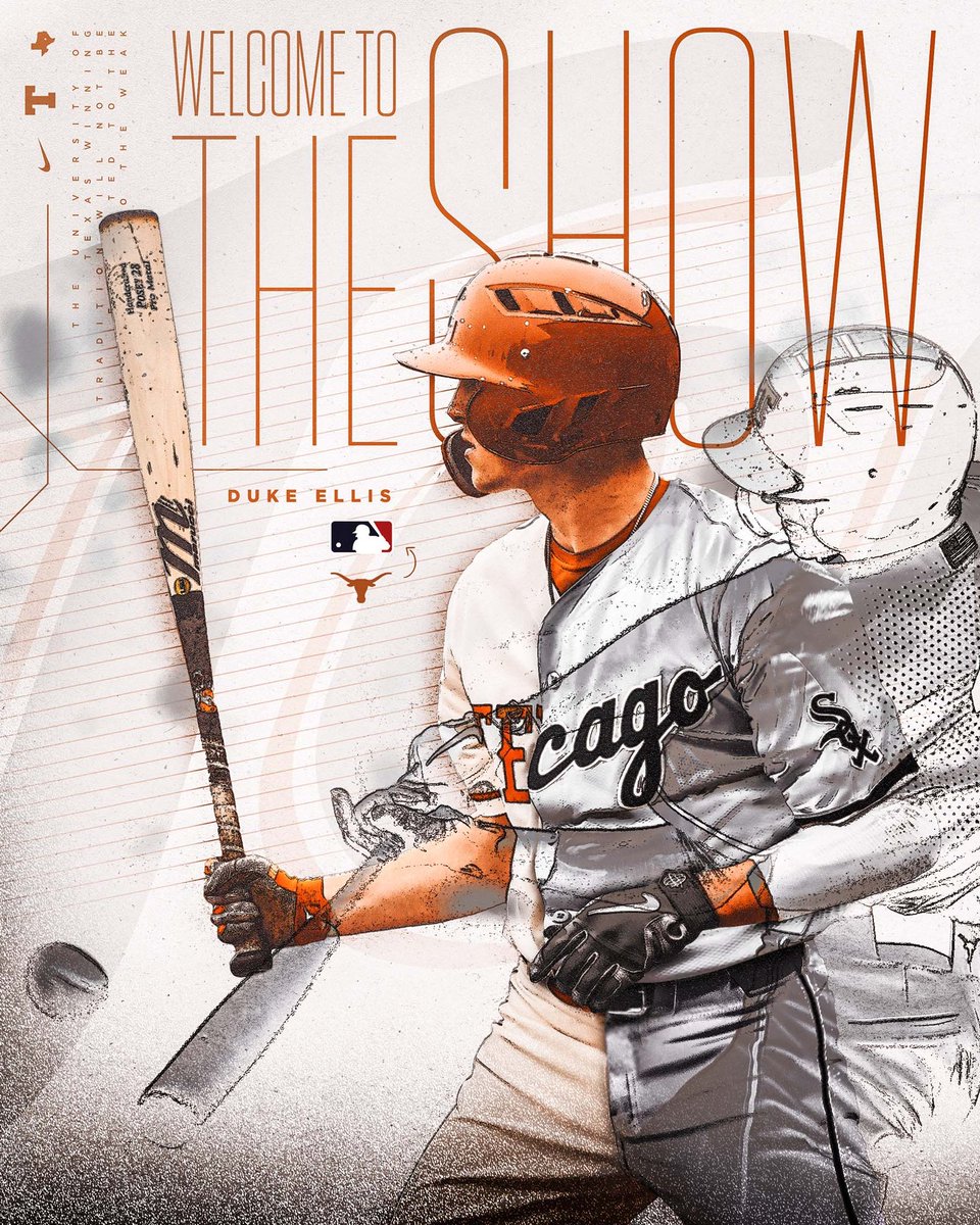 DUUUUUUKE.

Our guy <a href="/DukeE11is/">Duke Ellis</a> (‘18-‘20) has been called up by the <a href="/whitesox/">Chicago White Sox</a>! 

#HookEm | #Longhorn4Life
