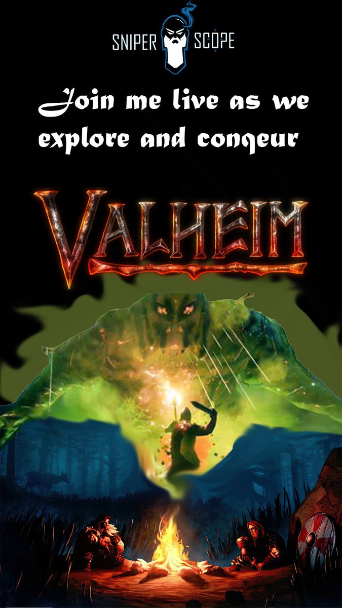 SniperScope19's tweet photo. Come join my live tonight! Prepping toward taking out Bonemass, come support the adventure!

https://t.co/VLcejskagI

#follow #share #comment #retweet #valheim #gaming #xbox #gamepass #support #play #viking #monster #boss #twitch #twitchgamer https://t.co/Z11ZAvlXIt