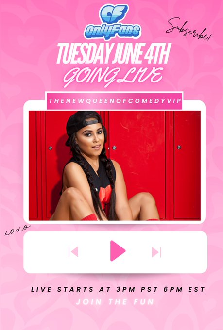 Join my  livestream on my @onlyfans   1pm PST on my FREE! Daily post ,comedy &amp; content ,dance &amp; live<a href="/tag/90dayfiance"class="tags"><span>#90dayfiance</span></a><a href="/tag/90dayfiancehappilyeverafter"class="tags"><span>#90dayfiancehappilyeverafter</span></a>