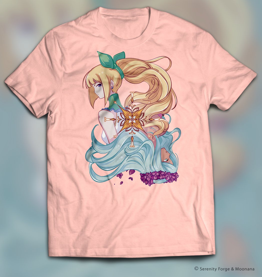 SerenityForge's tweet photo. Today we also have brand-new tees for Moonana Games’ Virgo Versus The Zodiac, which launched on consoles last year💚

This stellar design from Nana Moon features detailed portraits of Virgo &amp; Pisces &amp; is available in Midnight Navy, Desert Rose, &amp; Sand♍️

https://t.co/nnboH8ecde https://t.co/AbRAl0Gg8w