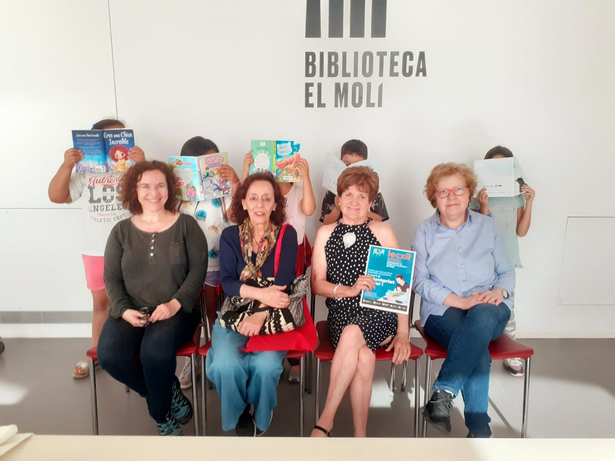 bibliomolins's tweet photo. Avui hem celebrat la cloenda de la 1a edició del Programa #LECXIT a la #BibliotecaelMolí, que reforça la comprensió lectora. 

👫 Enguany ha donat suport a 5 infants de #MolinsdeRei. 

♥️ Moltes gràcies a tots per la vostra participació!

@AjMolinsdeRei @FundacioBofill @lecxit https://t.co/Za9eAMWuYp