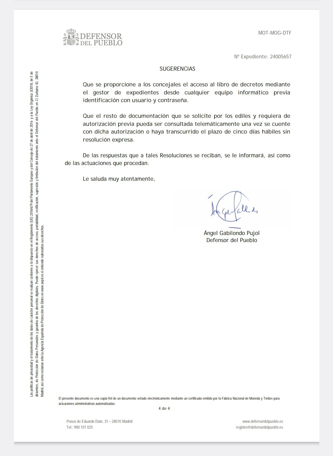 Foto cedida por Vecinos por Algete
