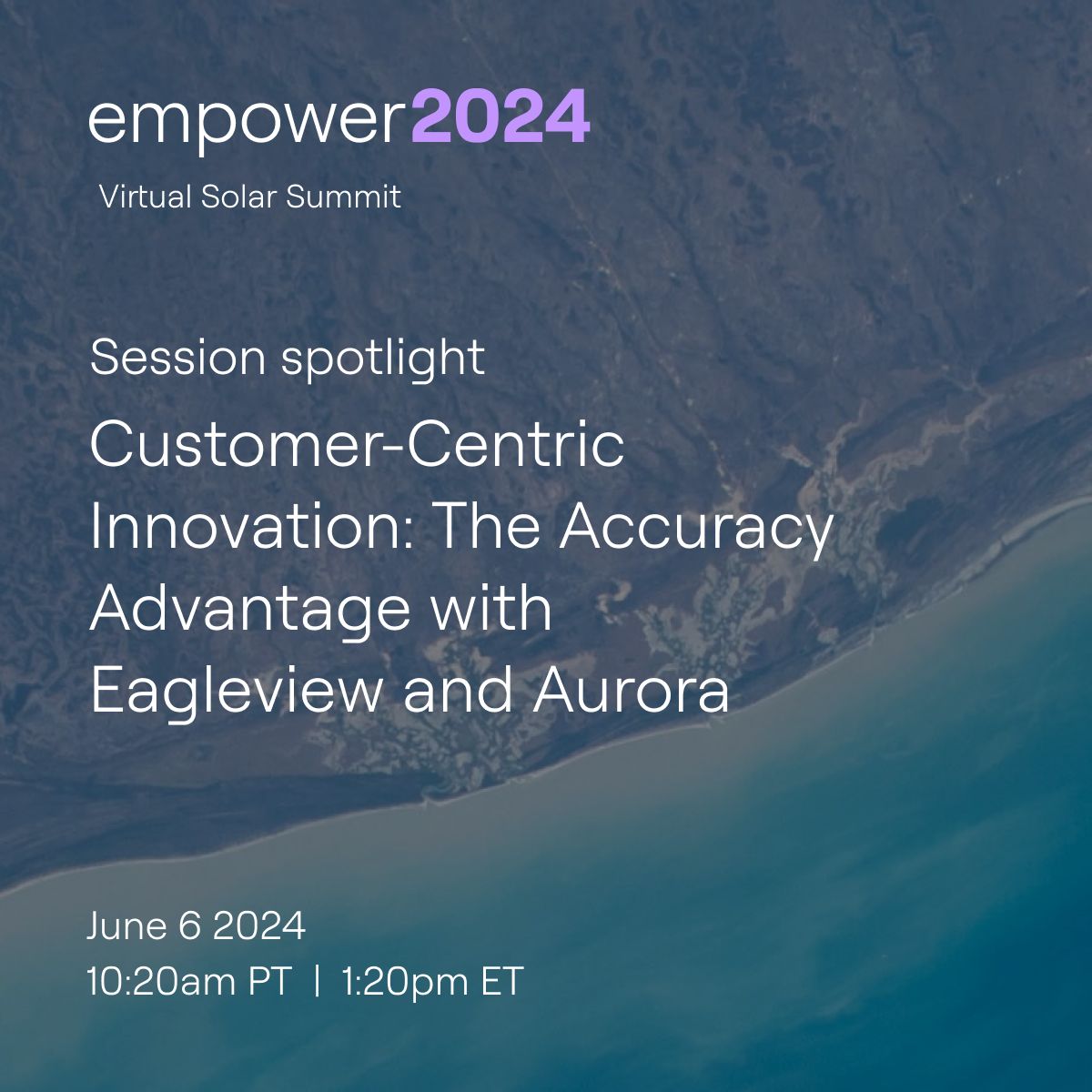 aurorasolarinc's tweet image. On Day 2 of Empower summit, join a fireside chat with Pete Cleveland, VP of Solar Business at @EagleViewTech &amp;amp; our Director of Partnerships Kyle Kelly as they discuss our transformative partnership. 🦅 #NABCEP Credits: 1 CEU for PVTS or RE. #AuroraSolar bit.ly/4dPgt4f