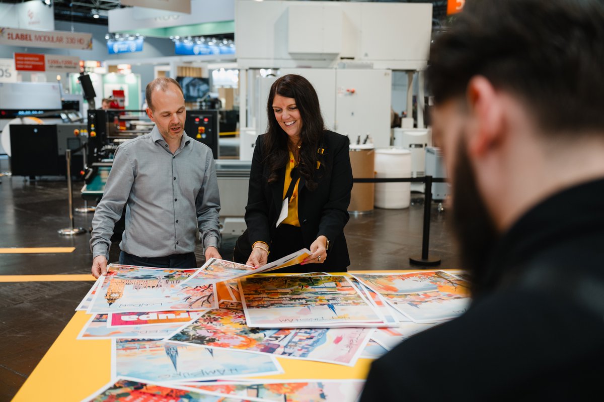 Kodak's tweet image. What if we could make it easier for you to self-publish a book with your most cherished moments #ShotOnFilm? The power of #inkjet shines through in short #printing runs that are less expensive for the consumer. #drupa