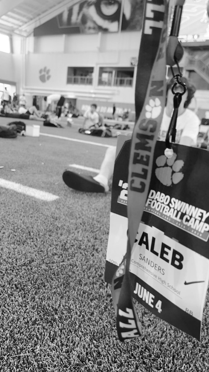 calebsanders0's tweet image. Had a great time at @ClemsonFB appreciate you for having me 🏈❤️