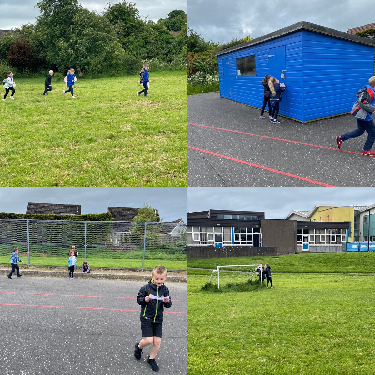 DeanburnPSP6MC's tweet photo. After break, we took part in the Orienteering Hunt within the school grounds! The pictures were really well hidden and we had such a great time searching for them all! 😃#OutdoorLearning #DPSHealthWeek24 https://t.co/IIxdMRJwBL