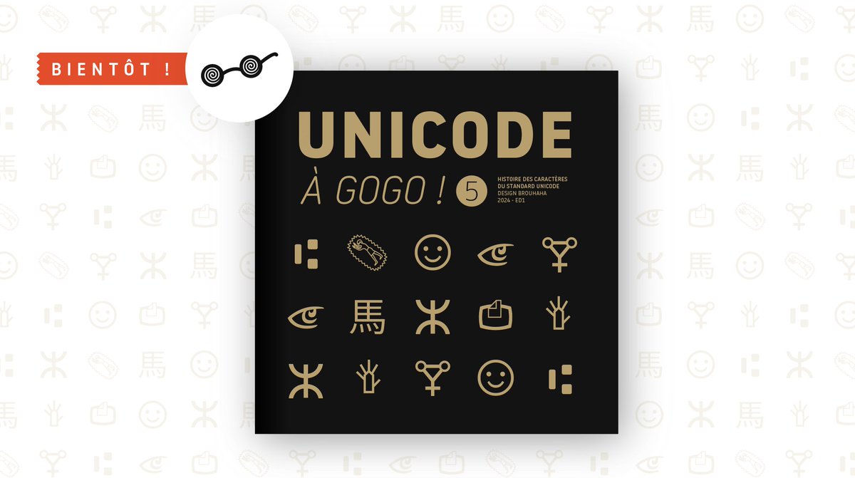 DesignBrouhaha's tweet photo. J'AI ENFIN FINI 
- ̗̀ Unicode à Gogo ! ➎   ̖́-
Il devrait être disponible fin Juin - début Juillet ! J'ai hâte de le sortir j'espère vraiment qu'il vous plaira. Je ne suis plus actif sur X, vous pouvez me suivre sur typo social et sinon via la newsletter sur mon site ! https://t.co/gg5gw1Uru6
