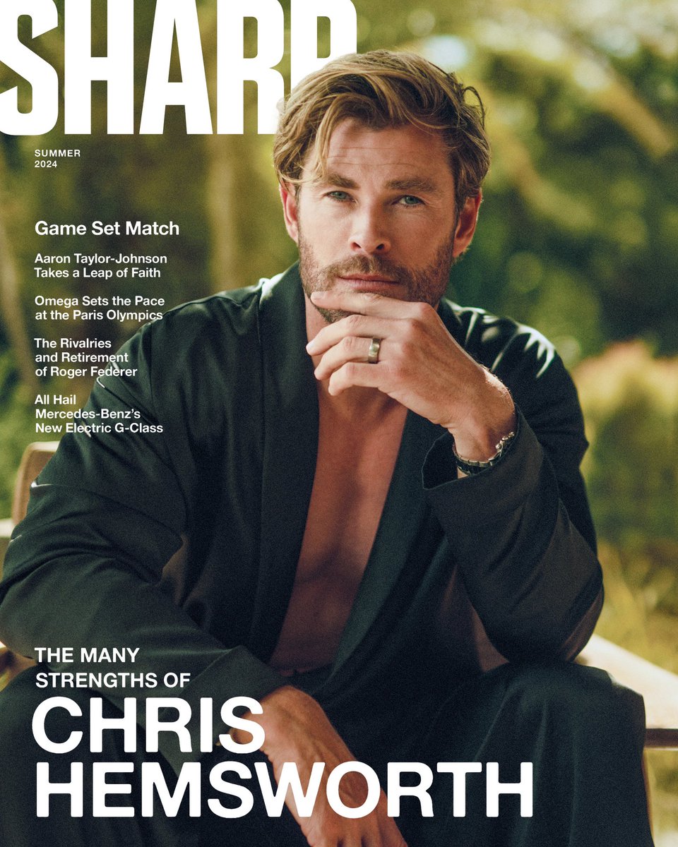 Sharp Magazine (@sharpmagazine) on Twitter photo Presenting our Summer cover star, <a href="/chrishemsworth/">Chris Hemsworth</a>!
From Marvel to Mad Max, <a href="/chrishemsworth/">Chris Hemsworth</a> is all about action! SHARP caught up with him to talk martial arts, meditation and stunts in our Summer 2024 issue.
Read the full interview at sharpmagazine.com
On newsstands now. Presenting our Summer cover star, <a href="/chrishemsworth/">Chris Hemsworth</a>!
From Marvel to Mad Max, <a href="/chrishemsworth/">Chris Hemsworth</a> is all about action! SHARP caught up with him to talk martial arts, meditation and stunts in our Summer 2024 issue.
Read the full interview at sharpmagazine.com
On newsstands now.