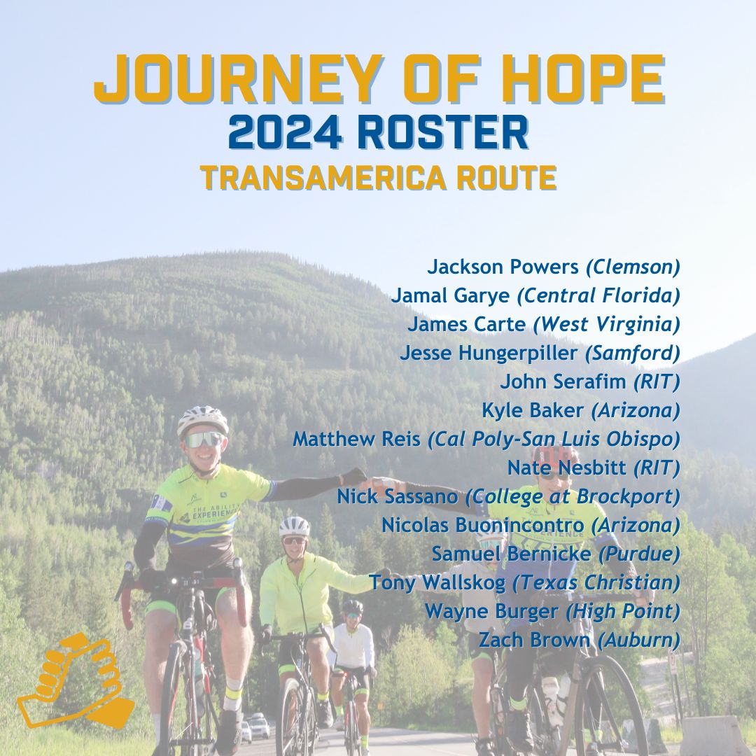 Drum roll, please... 🥁

Introducing the 2024 Journey of Hope TransAmerica team! This Wednesday, the team will kick off in Seattle, Washington, and travel across the country all summer. We can't wait to follow your journey; be sure to follow along. Let's hear it for the team! 🗣️