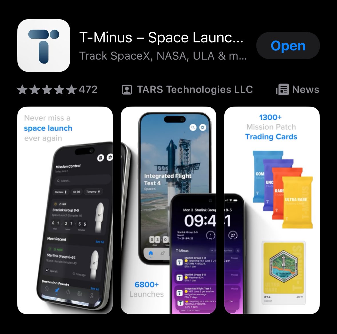 T-Minus App 🚀📱 tweet media