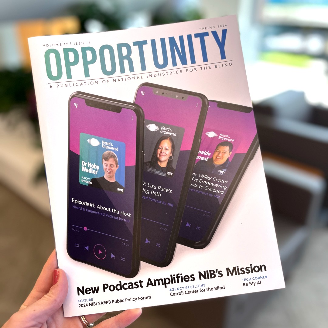 NIB's spring '24 #OpportunityMagazine is out! Dive into our podcast, learn how Advocates for Leadership &amp; Employment #ChampionEmploymentGrowth, recap the 2024 Public Policy Forum, agency spotlight, &amp; tech insights. Get your copy today ow.ly/ynOq50S8SSP #DisabilityEmployment