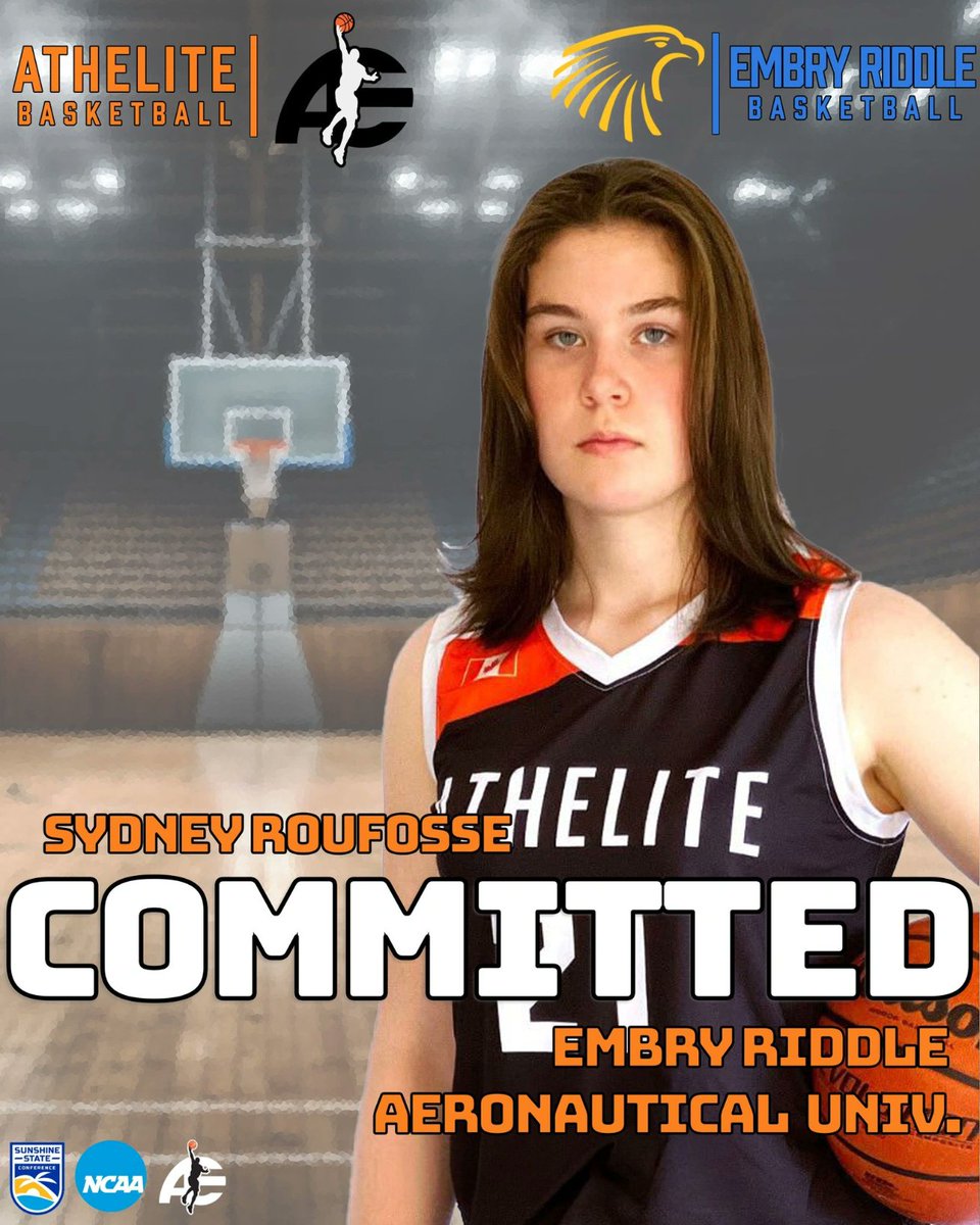 AthElite Basketball (@athelitebball) on Twitter photo Congratulations to our very own <a href="/sydneyroufosse/">SydneyRoufosse</a> on her commitment to <a href="/EmbryRiddle/">Embry-Riddle Univ</a> WBB! Super proud of you Syd! <a href="/Elite40League/">Elite 40 League</a>
#AEGirls #BCsBest Congratulations to our very own <a href="/sydneyroufosse/">SydneyRoufosse</a> on her commitment to <a href="/EmbryRiddle/">Embry-Riddle Univ</a> WBB! Super proud of you Syd! <a href="/Elite40League/">Elite 40 League</a>
#AEGirls #BCsBest