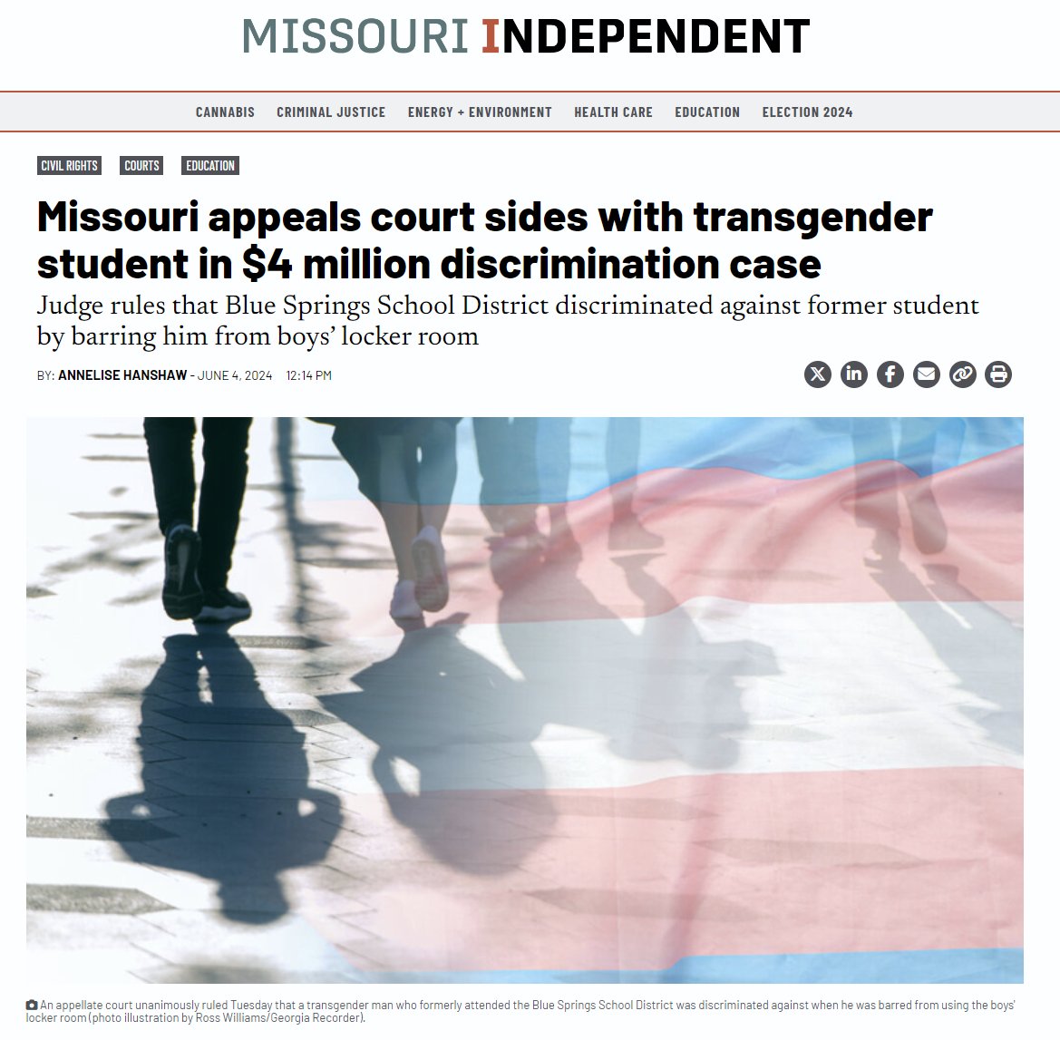 Erin Reed @erininthemorning.com on Bsky (@erininthemorn) on Twitter photo Remember, state law does not override federal law, and discriminating against transgender students could cost your school district millions.
Republicans passing anti-trans laws were told that they will likely result in lawsuits against schools that follow them. Remember, state law does not override federal law, and discriminating against transgender students could cost your school district millions.
Republicans passing anti-trans laws were told that they will likely result in lawsuits against schools that follow them.