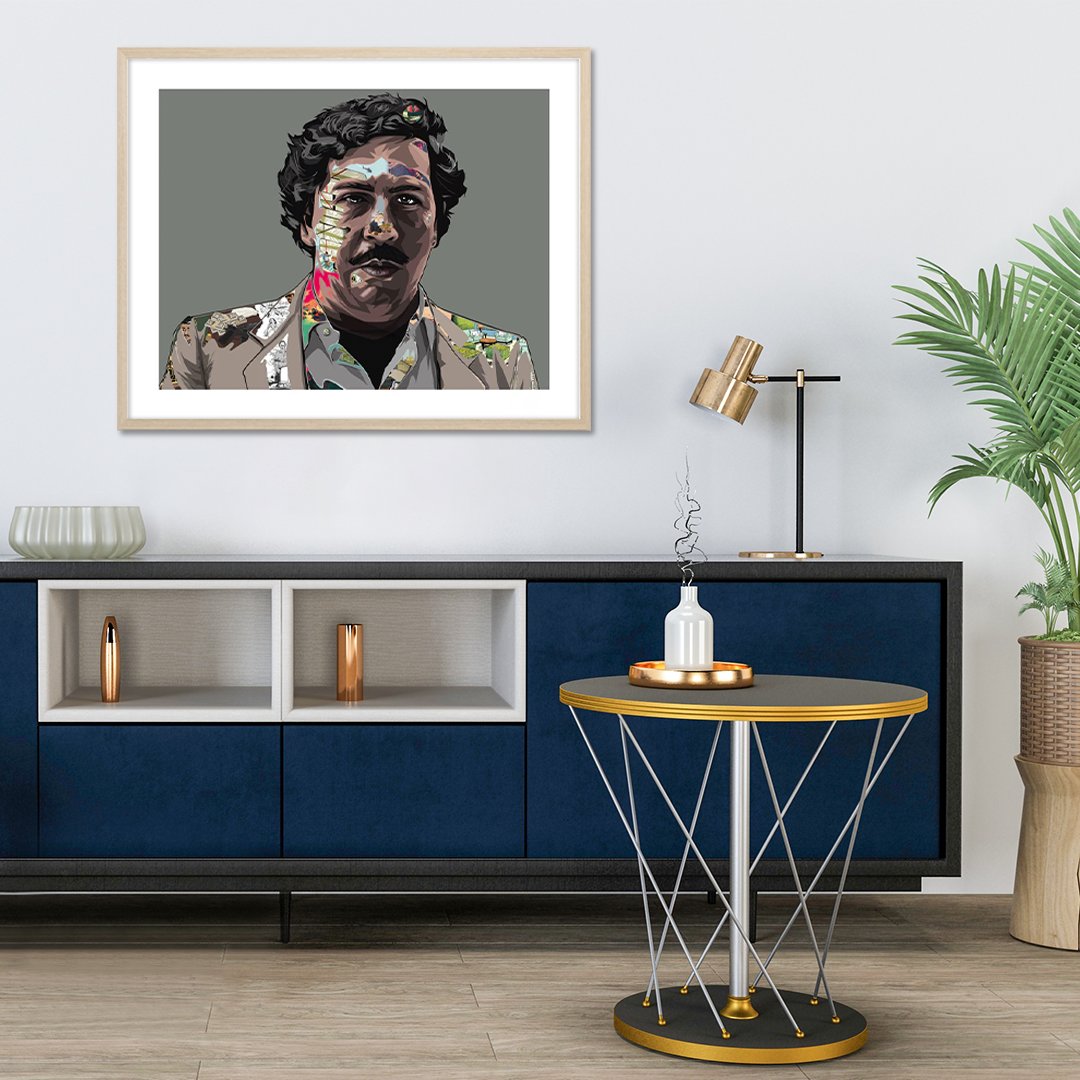duggalgallery's tweet photo. Express yourself through your décor. 🖼️

Get your hands on AMERICAN MADE - ESCOBAR EDITION at https://t.co/l9Rc2vASc9  ⬆️ 

#ContemporaryArt #Printing #DuggalGallery https://t.co/Ahf58VxU89