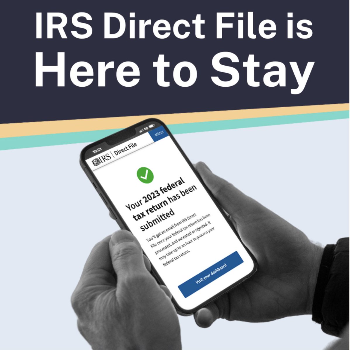 allhomeca's tweet photo. IRS #DirectFileHereToStay! This year’s pilot proved it saves taxpayers time and money. Now that #DirectFile is permanent, it’s time to expand it to more states, more tax situations, and make it automatic so more people can access the tax credits they deserve. https://t.co/CHzAvRQNs9
