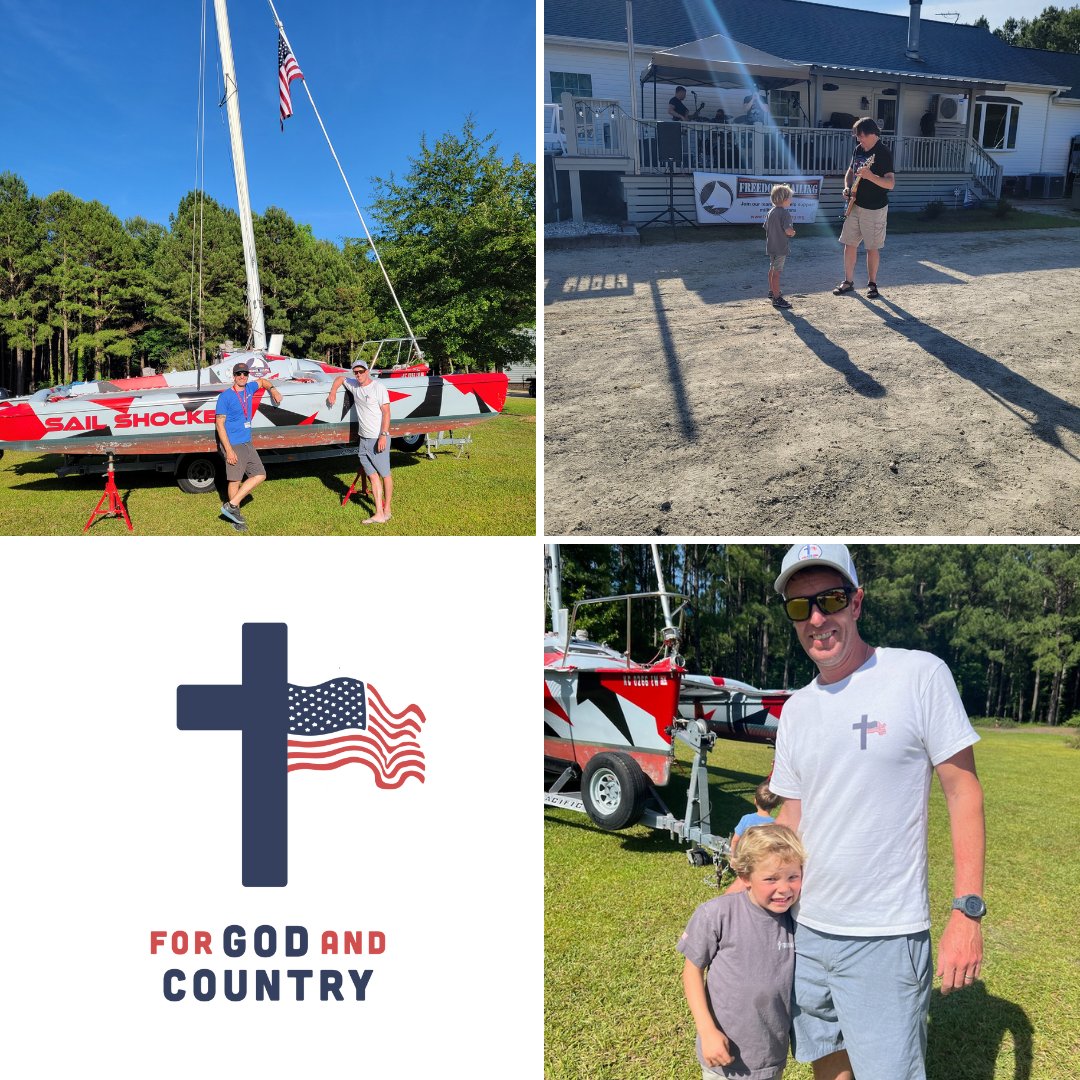 AnchorFastLLC's tweet photo. Freedom Sailing's annual whiffle Golf tourney. It was a fantastic time with fantastic people. We learned a lot about the organization and they are doing great work! If you want to get involved, please connect with them!
#forGodandCountry #veteranshelpingveterans #freedomsailing https://t.co/3l0dZO1MQm