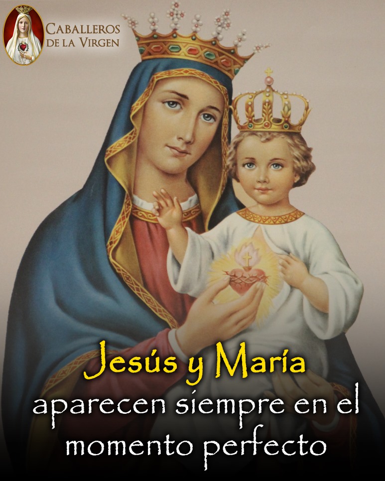 Cab_Virgen's tweet photo. Jesús y María aparecen siempre en el momento perfecto. https://t.co/CXnWZQBIY8
