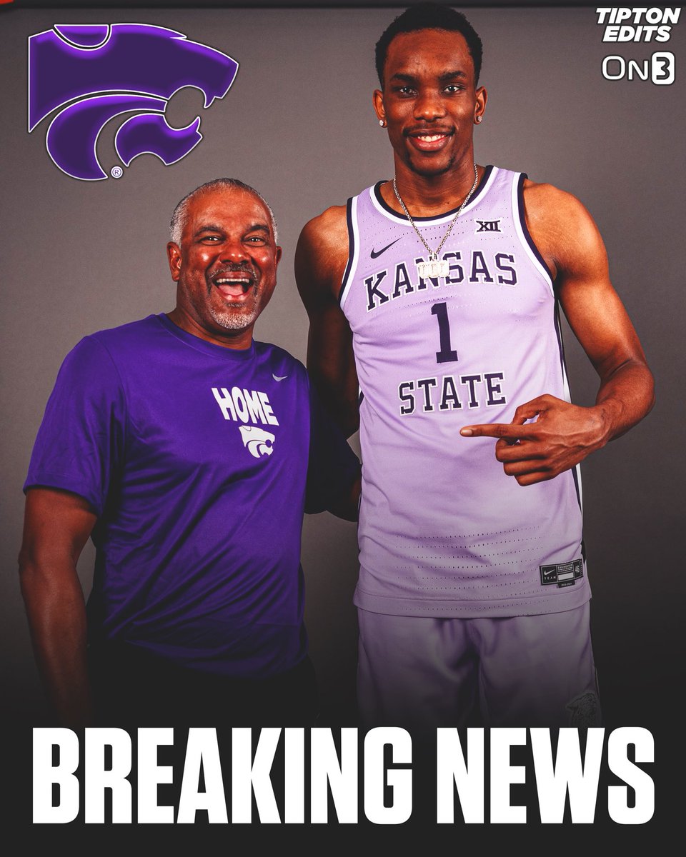 BREAKING: 7-foot Kentucky transfer big man Ugonna Onyenso has committed to Kansas State, sources tell <a href="/On3sports/">On3</a>. 

Was the top available center in the portal. 

on3.com/college/kansas…