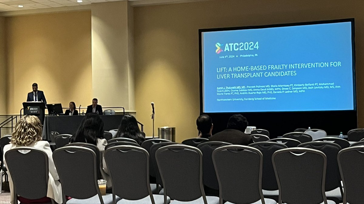 Amna Daud (@amnadaud) on Twitter photo <a href="/AveshThuluvath/">Avesh J. Thuluvath, MD, MS</a> presenting an oral poster- A Home-Based Liver Frailty Intervention (LIFT) in Transplant Candidates: A Feasibility Study <a href="/NM_Transplant/">Northwestern Medicine Transplant</a> <a href="/NmLiver/">NM Liver</a> <a href="/nutorc/">NUTORC</a> #ATC2024Philly <a href="/AveshThuluvath/">Avesh J. Thuluvath, MD, MS</a> presenting an oral poster- A Home-Based Liver Frailty Intervention (LIFT) in Transplant Candidates: A Feasibility Study <a href="/NM_Transplant/">Northwestern Medicine Transplant</a> <a href="/NmLiver/">NM Liver</a> <a href="/nutorc/">NUTORC</a> #ATC2024Philly