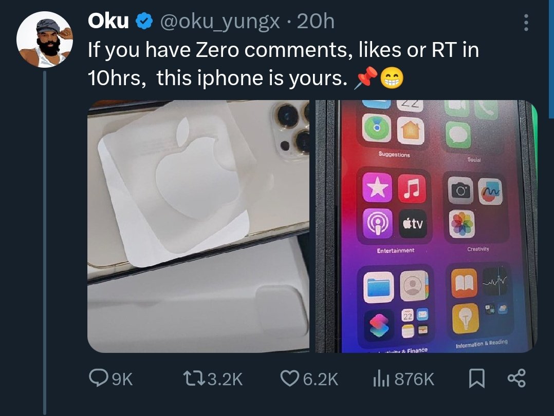 Sly2k's tweet photo. @oku_yungx So this one no be clout abi😑 https://t.co/SvpWT224vM