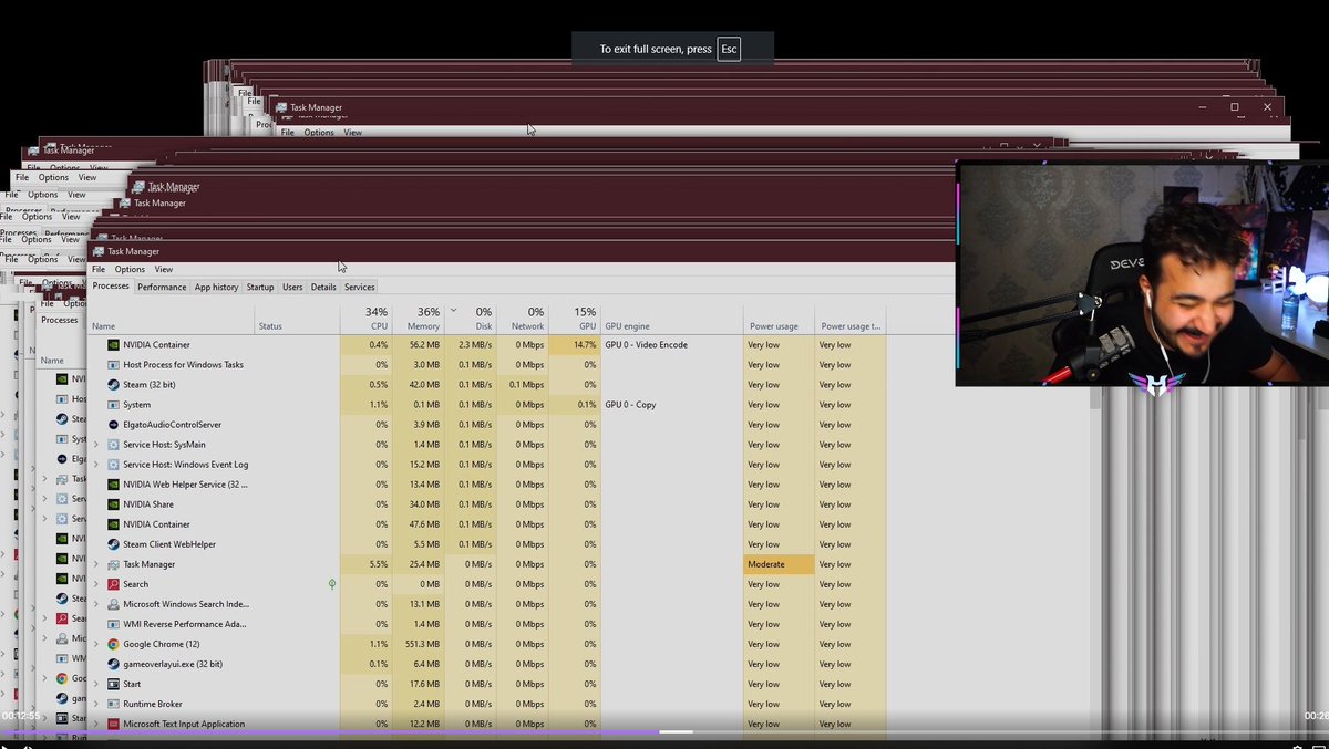 اعتذر على اقصر بث الجهاز مات,  الفاينل شيب نزل على الجهاز حرفيآ