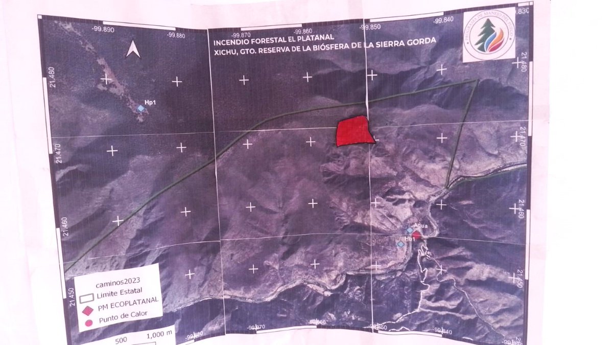 AlvarCdeV's tweet photo. #Entérate

Se suma @PC_GTO de @SeguridadGto a las labores de combate del incendio forestal que se registra en el predio El Timbal ubicado en la comunidad El Platanal del municipio de #Xichú.

Se estima que las llamas han afectado una superficie aproximada de 30 hectáreas de vegetación conocida como caducifolia.

La Coordinación Estatal de #ProtecciónCivilGTO participa en apoyo a la Coordinación Municipal de Protección Civil de Xichú, junto con las brigadas Casitas, El Toro y técnicos de la Comisión Nacional de Áreas Naturales Protegidas.

Más información en el #BoletínSSPEG👇
https://t.co/9VNpn3xEaW

@gobiernogto @diegosinhue