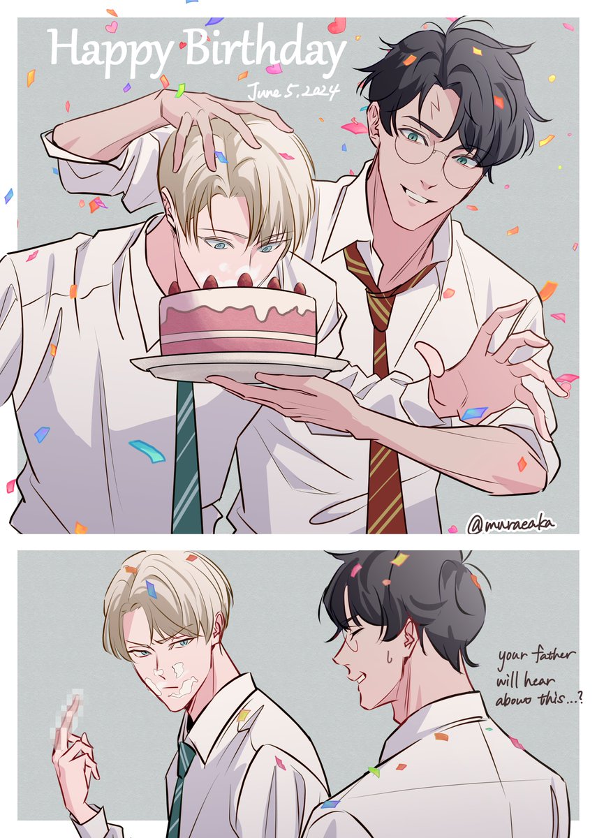 muraeaka's tweet image. Happy birthday, Draco. May you never feel lonely again.  
#HappyBirthdayDracoMalfoy
#ドラコ・マルフォイ生誕祭