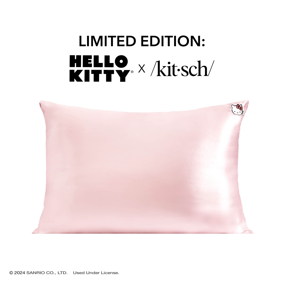 kitsch's tweet photo. Oh, Hello Kitty™ &amp; Kitsch! Sweeten your self-care routine with satin pillowcase embroidered with iconic red bows and playfully pink prints for a night of sweet dreams and adventures.

Click on the link below to get your hands on these exclusive collections.
