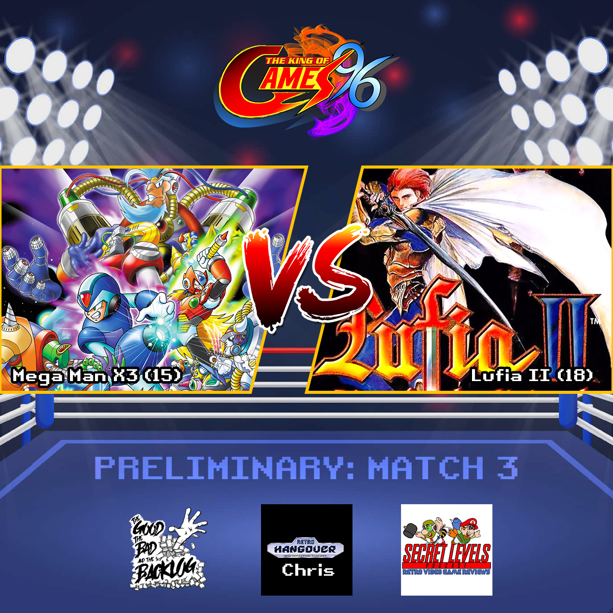 Retro Hangover Podcast (@retrohangover) on Twitter photo NEW KoG 96!
The Rock Man cometh from the far-flung future year of 21XX to take aim at Maxim and his ragtag group of friends to move on!
Mega Man X3 vs Lufia 2!
With Adam of <a href="/BadBacklog/">TheGoodTheBad&TheBacklog</a>, Chris, and <a href="/TobyVonDoom/">TobyVonDoom</a> from <a href="/secretlevelspod/">Secret Levels Podcast</a>!
Link Below! NEW KoG 96!
The Rock Man cometh from the far-flung future year of 21XX to take aim at Maxim and his ragtag group of friends to move on!
Mega Man X3 vs Lufia 2!
With Adam of <a href="/BadBacklog/">TheGoodTheBad&TheBacklog</a>, Chris, and <a href="/TobyVonDoom/">TobyVonDoom</a> from <a href="/secretlevelspod/">Secret Levels Podcast</a>!
Link Below!