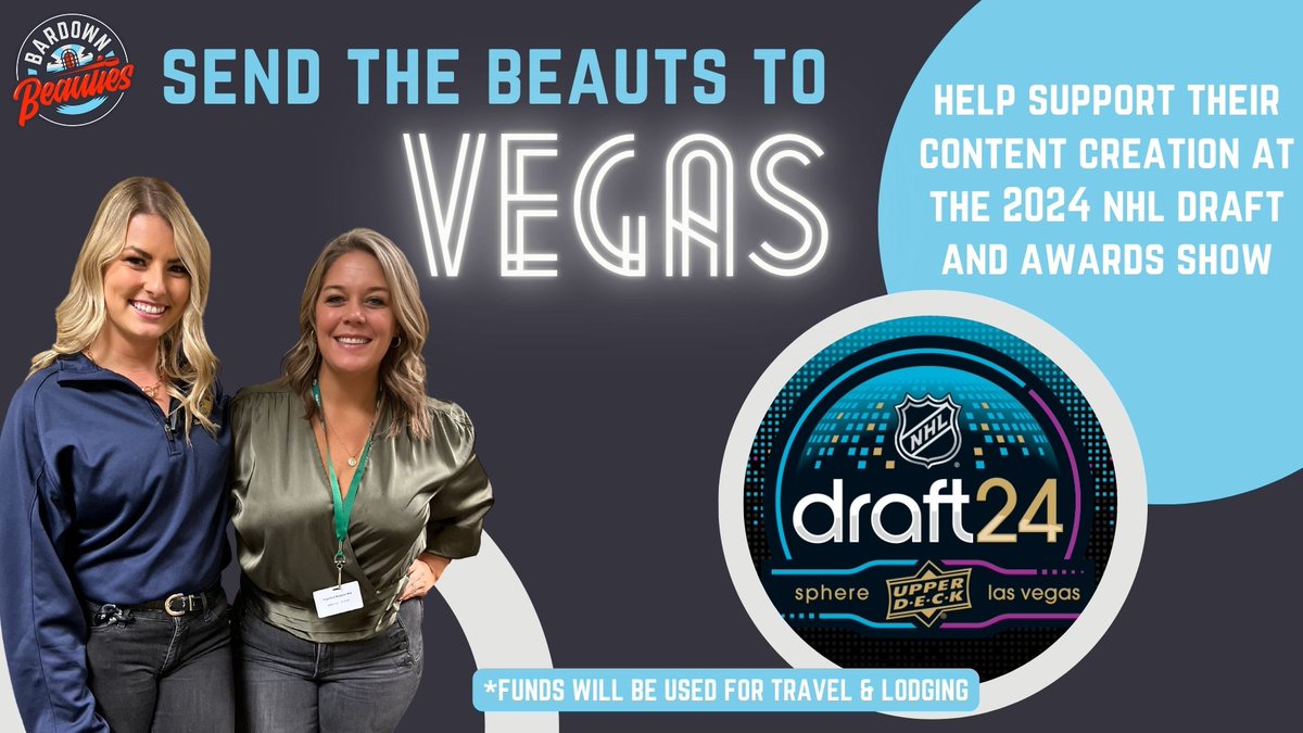 Alright guys, we normally don't do this but we had to ask....HELP SEND US TO VEGAS ☺️

(only a select portion of funds will be used to bet on the wild winning the cup lol jk)

gofundme.com/f/help-bardown…