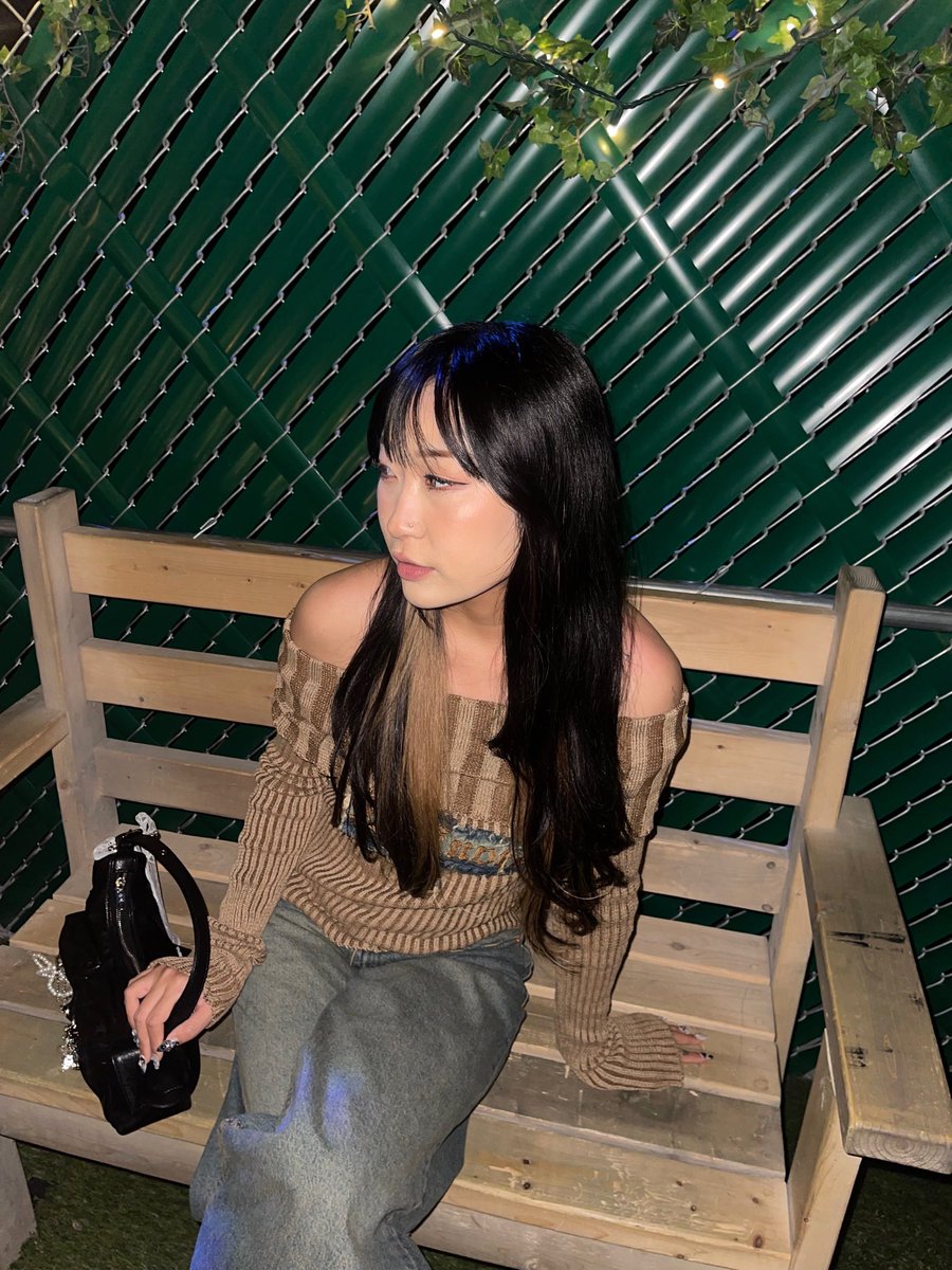 Sitting on a cool bench 🙂