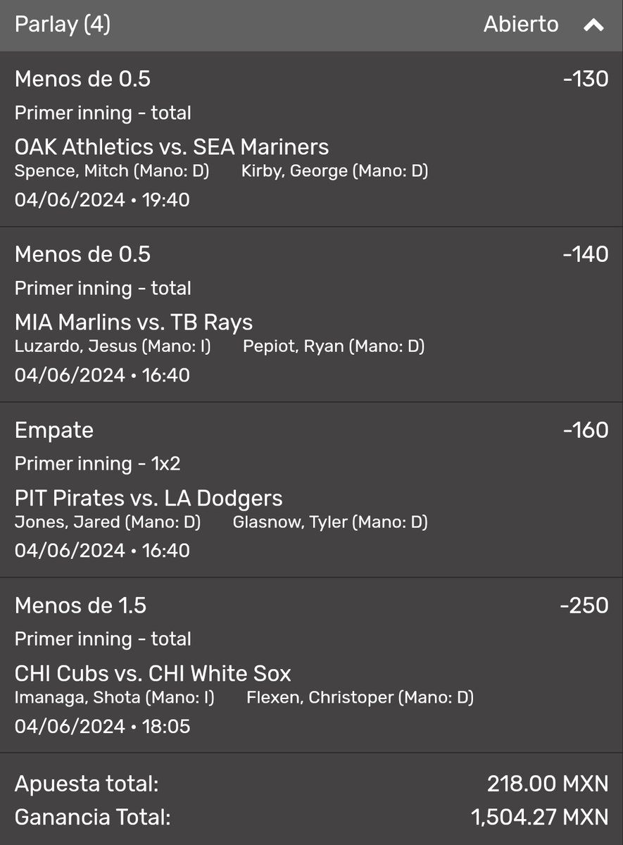 maeparlays's tweet photo. Martes de #Maeparlay solo de primera entrada o ganamos rapido o perdemos rápido no hay de otra! 

Venga con todo menos con miedo! https://t.co/MtXfZ2FzK6