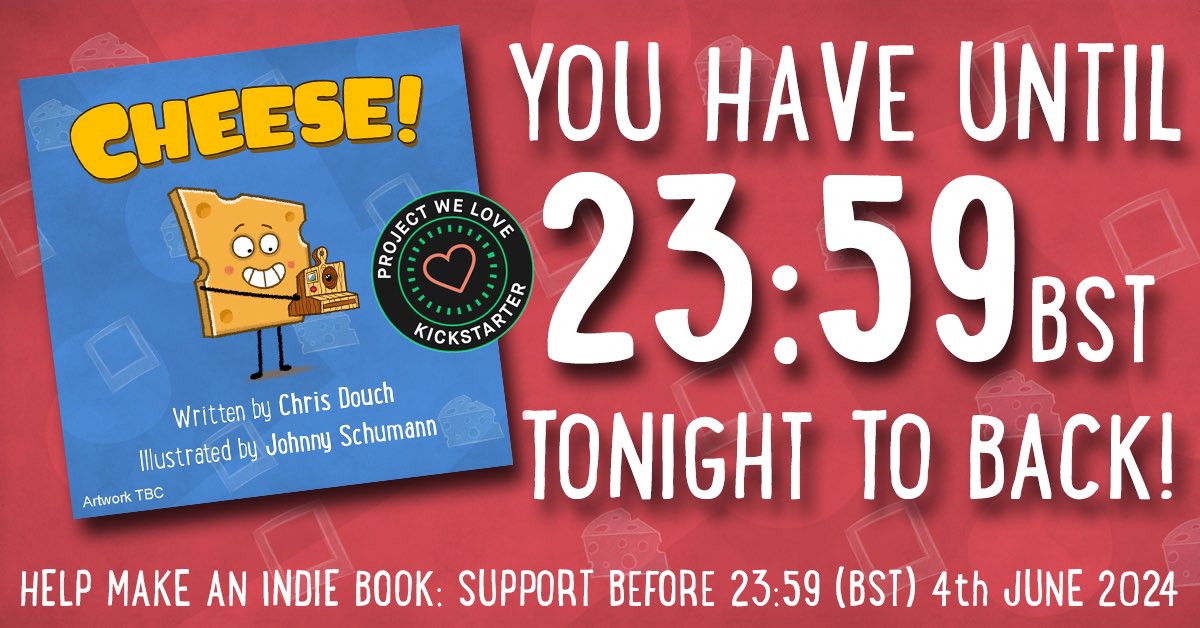 There’s only a few hours left to support CHEESE! on Kickstarter.