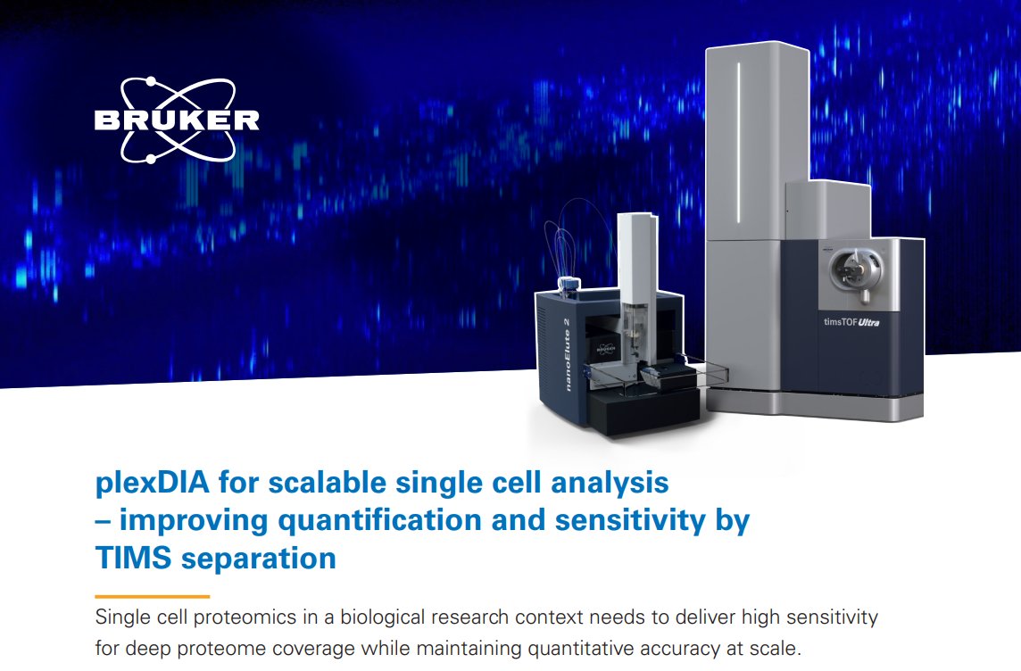 A new resource to assist with scalable &amp; multiplied single-cell proteomics.

It describes a workflow using nPOP and plexDIA on timsTOF systems.

scp.slavovlab.net/protocols#reso…

bruker.com/en/products-an…