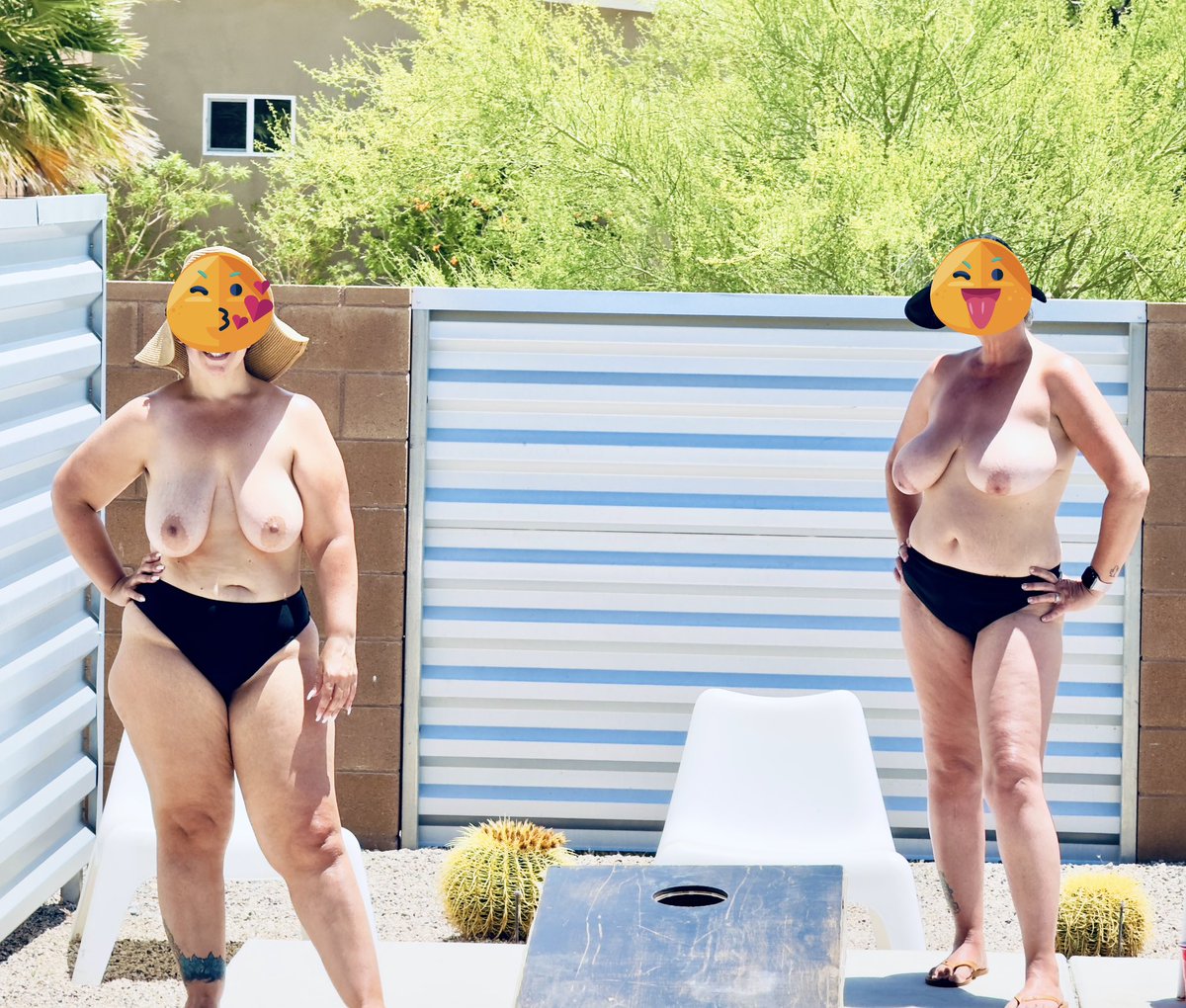 Renee29825446's tweet photo. We were all winners playing cornhole with the beautiful @ureverydaywoman happy #tittytuesday #milf #mombods https://t.co/4WWYtHBGnB