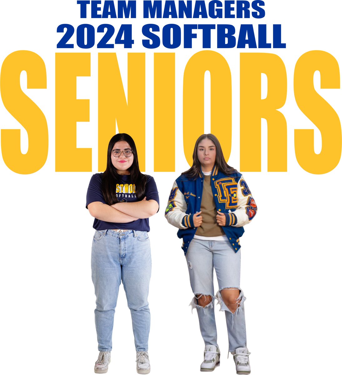 Congratulations to our Seniors on their graduation 💛🎓💙🥎