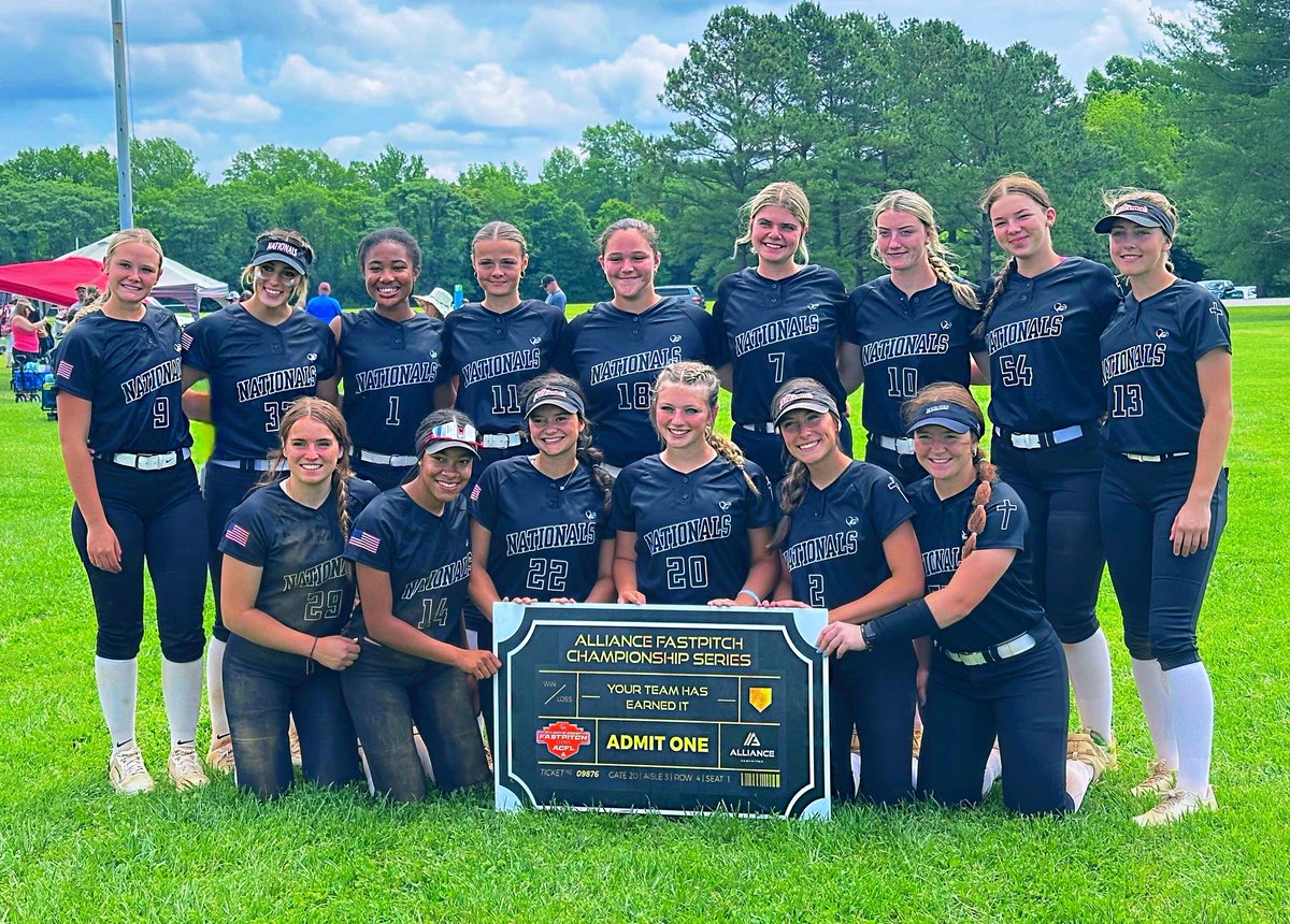 SadieJoHunter27's tweet photo. Great weekend in VA!  We punched our ticket to the #ACFLNationalChampionships in Indiana. Tmrw we're off✈️to 🌞 FLA for the @PGFnetwork Show Me the Money Tournament!💰@CoachRPauly @NationalsCC @T_Batts3 @RoebuckHaven @baylee_tilley77 @Riley_Potts_31 @RoebuckHaven  @Irelynn_Price https://t.co/o9RHTfgHNb
