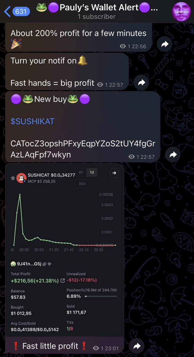 PaulyWalletCall's tweet photo. 🚨One more Pauly’s Wallet Alert🚨

Subscribe on my tg: https://t.co/9FFxLTYHXg https://t.co/SSfBcMipVI