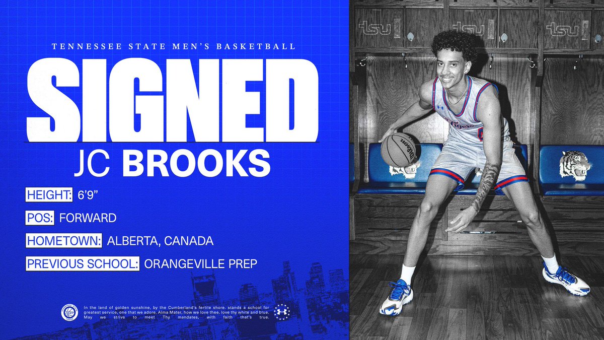 𝙎𝙞𝙜𝙣𝙚𝙙 🖊️

Welcome to the #RoarCity JC Brooks, a forward from <a href="/OrangevillePrep/">The Orangeville Prep</a> in Canada 

➡️ <a href="/jcbrooksss/">JC Brooks</a> 

#D2W