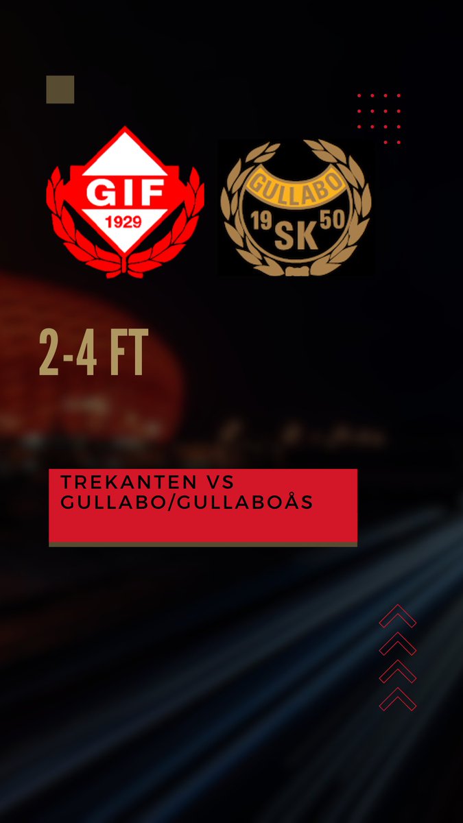 SeniortruppGG's tweet photo. Seger 2-4 borta mot Trekanten efter 1-4 i paus! Vi tar med oss tre poäng och en fin första halvlek! 🖤❤️ https://t.co/rRtRMyHlNQ