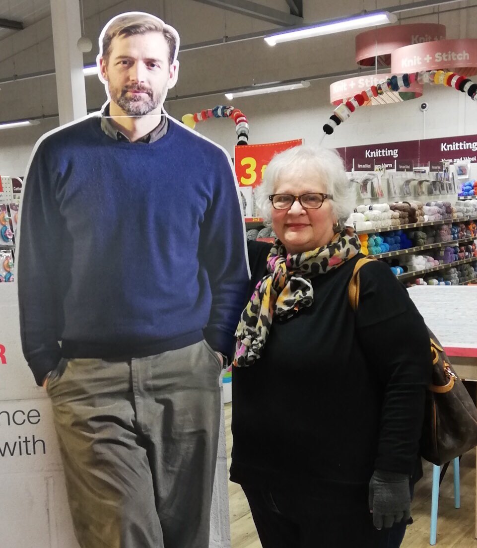 districtnurse's tweet photo. Just hanging with Patrick ….#SewingBee https://t.co/WOFPhBX2mP