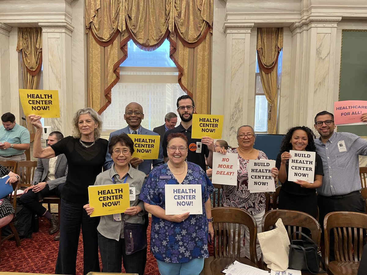 Today PUP joined our partners again to testify in City Council and urge them to support 2 new City Health Centers in Northeast Philadelphia. New patients at Health Center 10 on Cottman Ave need to wait a year for their first appointment. Build the Health Centers now!