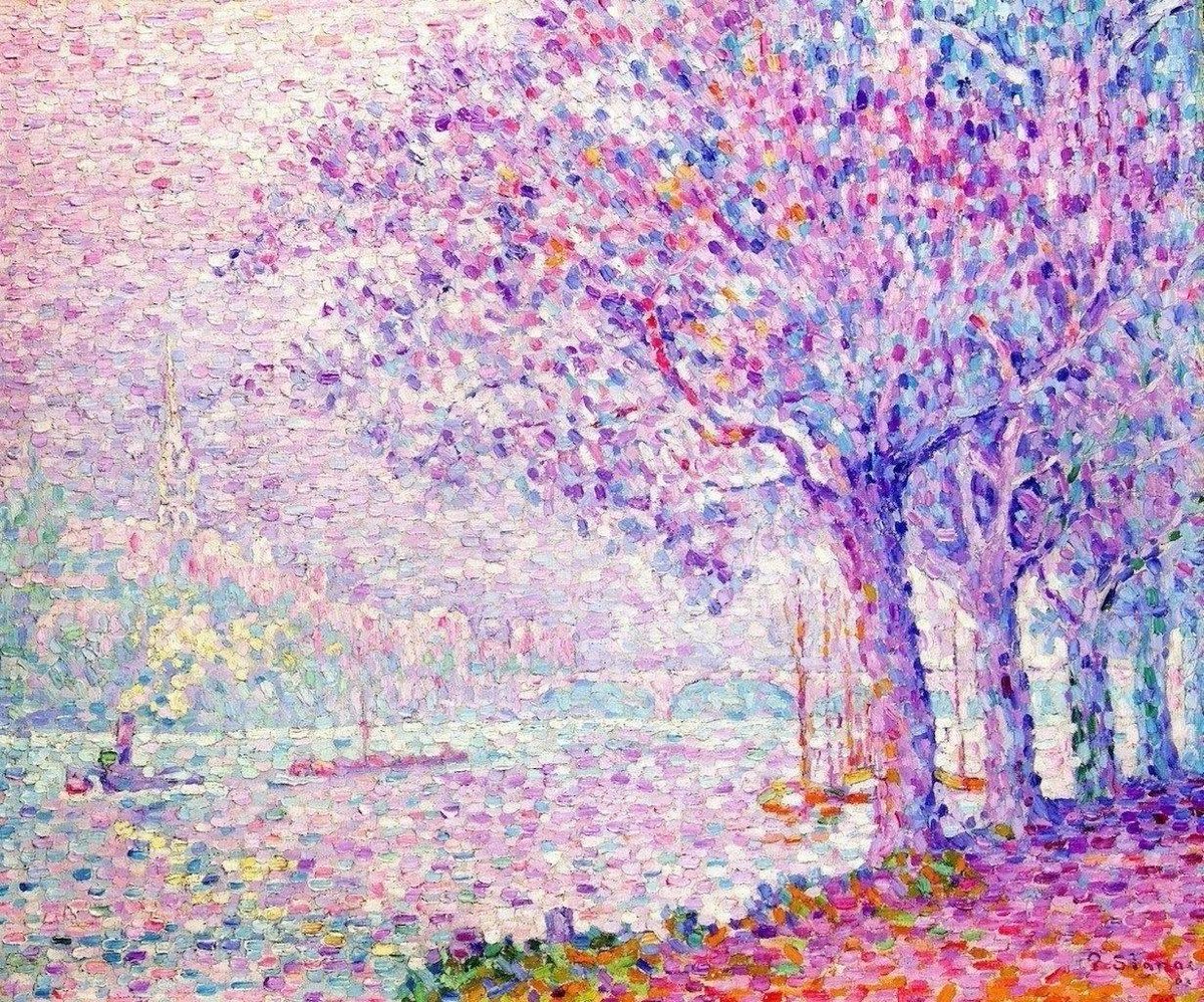 agedorgallery's tweet photo. #Pointillism is painting with dots.

If you step back from the #canvas, they merge into a beautiful continuous picture. #realart #artinvest #investment #historicalvalue #AgedOR #masterpiece #impressionism

Paintings by @signac_paul https://t.co/5CfplyQ5Kp