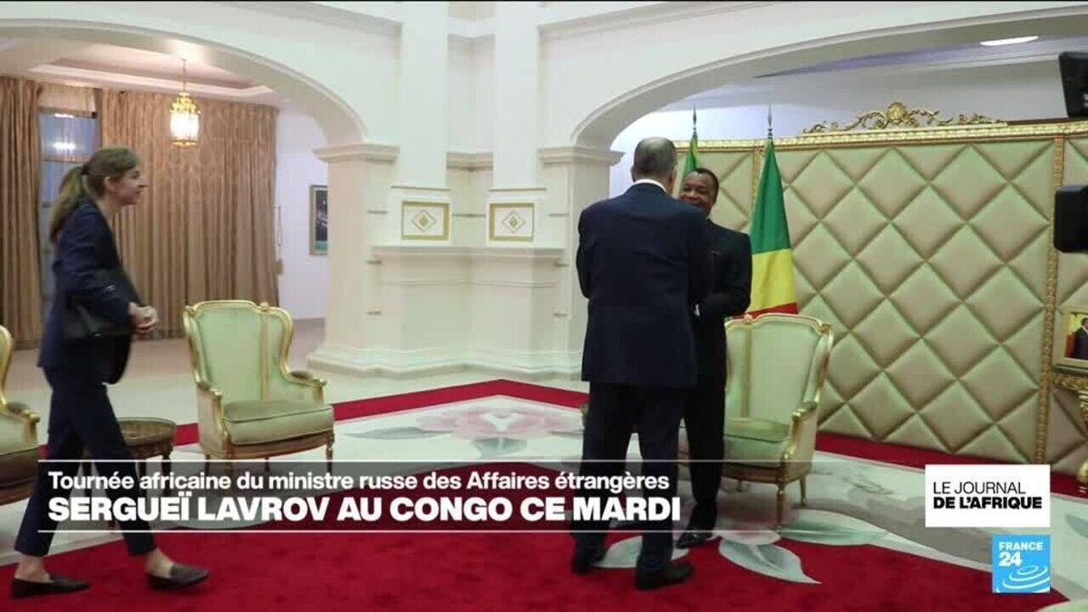 Journal de l'Afrique - Sergueï Lavrov poursuit sa tournée africaine en République du Congo ➡️ go.france24.com/6b1