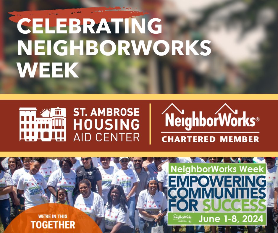 StAmbroseBMore's tweet photo. We are celebrating @neighborworks NeighborWorks Week 2024! As a proud NeighborWorks Charter Member, we're excited to honor this week dedicated to community building and empowerment. https://t.co/UAfR4wkp6u